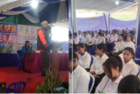 Direktur BNPB RI Bambang Suryanto Memberikan Materi Terkait Tanggap Darurat Bencana kepada Ratusan Mahasiswa Baru STIPER FB. (Foto: Elfrat Frans Dhena)