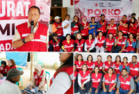 PMI All Out 3 Bulan, Bupati Ngada Minta Kesehatan Korban dan Sekolah Terdampak Gempa Jadi Prioritas. (Foto: Elfrat Frans Dhena)