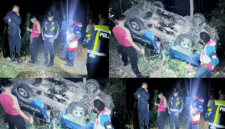 Naas! Minibus EB 1539 DI Terjun ke Jurang 50 Meter di Golewa Selatan, 1 Tewas. (Foto: Elfrat Frans Dhena).