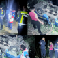 Naas! Minibus EB 1539 DI Terjun ke Jurang 50 Meter di Golewa Selatan, 1 Tewas. (Foto: Elfrat Frans Dhena).