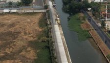 Foto udara kondisi perbaikan Jalan Bayur Sangego, Kecamatan Periuk, Kota Tangerang, Provinsi Banten, Selasa (15/9/26). (Sumber : Dinas Kominfo Kota Tangerang) (NOVAN NANDA AJITA)