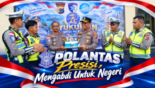 Polres Ngada Gelar Syukuran HUT Polantas ke-71. (Foto: Elfrat Frans Dhena)