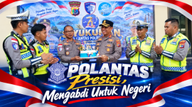 Polres Ngada Gelar Syukuran HUT Polantas ke-71. (Foto: Elfrat Frans Dhena)