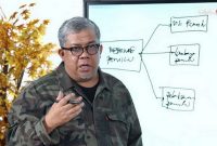 Fahri Hamzah, Wakil Ketua Umum Partai Gelombang Rakyat (Gelora) Indonesia, menyampaikan pandangannya mengenai reformasi pemilu dan usulan ambang batas parlemen.