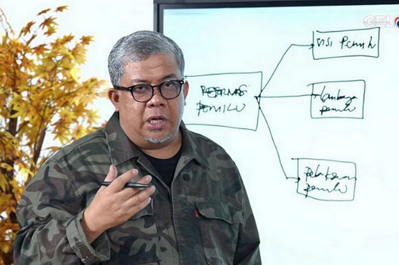 Fahri Hamzah, Wakil Ketua Umum Partai Gelombang Rakyat (Gelora) Indonesia, menyampaikan pandangannya mengenai reformasi pemilu dan usulan ambang batas parlemen.