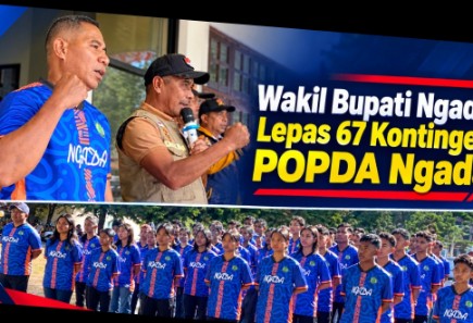 Wabup BDN Lepas 60 Atlet Pelajar Ngada ke POPDA VIII 2026, Targetkan Prestasi dan Nama Besar Daerah. (Foto: Humas Prokopimda Ngada)