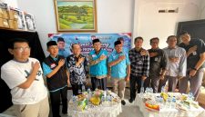 Jajaran DPW Partai Gelora Provinsi Banten bersama perwakilan KPUD Provinsi Banten berfoto bersama usai kegiatan silaturahmi dan audiensi di Kota Serang.