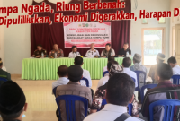 Pascagempa Ngada, Riung Berbenah: Rumah Dipulihkan, Ekonomi Digerakkan, Harapan Dibangun. (Foto: Elfrat Frans Dhena)