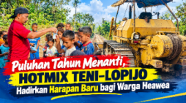 Puluhan Tahun Menanti, Hotmix Teni–Lopijo Hadirkan Harapan Baru bagi Warga Heawea. (Foto: Humas Prokopimda Ngada).