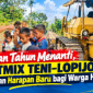 Puluhan Tahun Menanti, Hotmix Teni–Lopijo Hadirkan Harapan Baru bagi Warga Heawea. (Foto: Humas Prokopimda Ngada).