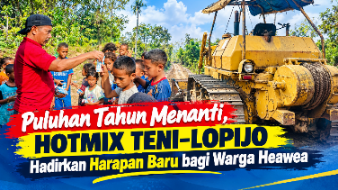 Puluhan Tahun Menanti, Hotmix Teni–Lopijo Hadirkan Harapan Baru bagi Warga Heawea. (Foto: Humas Prokopimda Ngada).