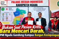 Bukan Saat Pasien Kritis Baru Mencari Darah, PMI Ngada Gandeng Kampus Bangun Kesiapsiagaan. (Foto: Elfrat Frans Dhena)