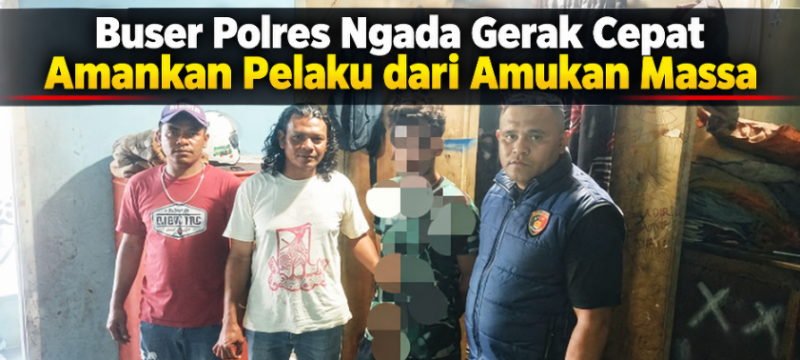 Amukan Keluarga Nyaris Pecah di Faobata, Buser Polres Ngada Amankan Terduga Pelaku. (Foto: Humas Polres Ngada)